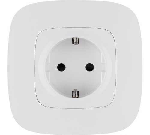 Valena ALLURE DIY Белый Розетка 1-ая с/з с защитными шторками, винт.зажим  753724  Legrand