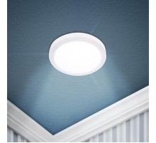 Светильник светодиодный   LED 8-12-4K круглый накладной LED 12W 220V 4000K, белый  Б0050275  ЭРА