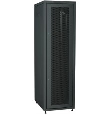 Шкаф LINEA E 42U 600х800мм двери 2шт перф. и метал. чер.  LE05-42U68-PM  ITK