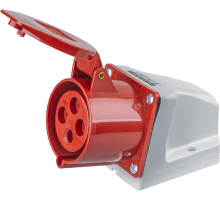 Розетка 14 298 NCA-SR124-32-380 стационарная наружная 32А 3P+PE IP44 14298 Navigator