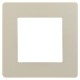 Рамка для розеток и выключателей серия 12 12-5101-02 на 1 пост, сатин, слоновая кость  Б0052500  ЭРА