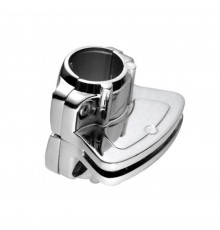 Держатель панели горизонтальный односторонний, хром (1 шт) - пакет   127428  Tech-KREP