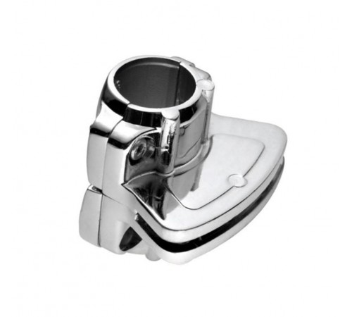 Держатель панели горизонтальный односторонний, хром (1 шт) - пакет   127428  Tech-KREP