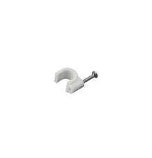 Крепеж кабеля круглый 7 мм, белый (упак. 50 шт)  07-4007  REXANT