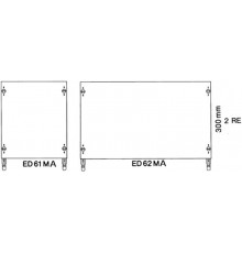 Модуль с монтажной платой 1ряд/2 рейки  ED61MA  ABB
