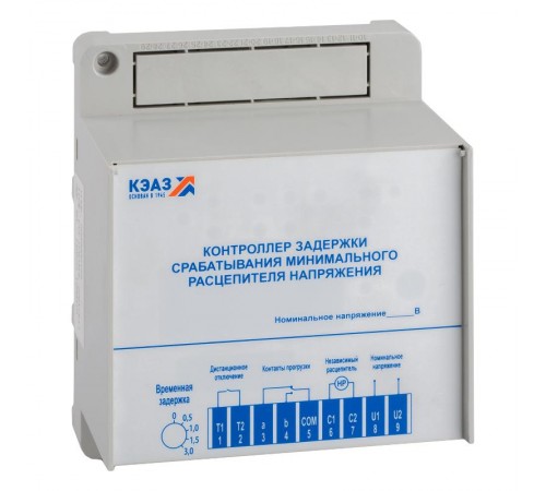 Контроллер задержки срабатывания минимального расцепителя напряжения OptiMat A-УХЛ3  236607  КЭАЗ
