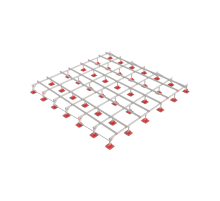 Опорная конструкция для установки оборудования TECHNORAPTOR LIGHTFOOT 6000х6000 HD  KM-TR-LTF-SSEI-6000-6000 HD  КМ - профиль