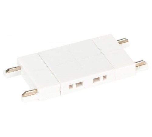 Коннектор  TRM-S5-SC WH прямой для тонкого магнитного трекового шинопровода белый  Б0059028  ЭРА