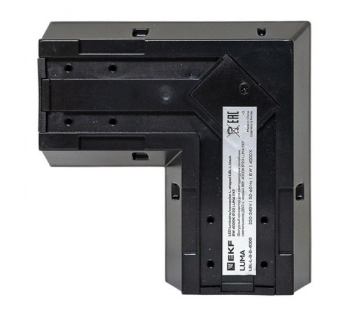 Коннектор фигурный для светодиодных линейных светильников ДБО-L черный 8Вт 4000К IP20 LUMA  LBL-L-8-B-4000  EKF