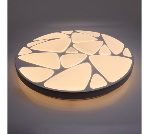 Светильник светодиодный декоративный бытовой накл. с пультом AL4061 тарелка 72W 3000К-6000K белый  41233  Feron