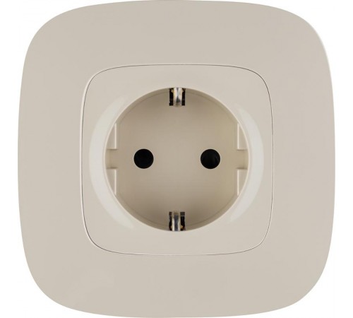Valena ALLURE DIY Сл.кость Розетка 1-ая с/з с защитными шторками, безвинт.зажим  753820  Legrand