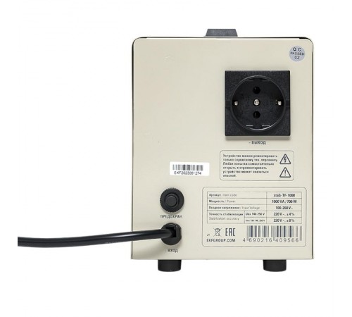 Стабилизатор напряжения электронный напольного исполнения TITAN -TF-1000  stab-TF-1000 EKF