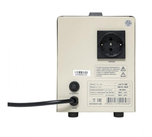 Стабилизатор напряжения электронный напольного исполнения TITAN -TF-1000  stab-TF-1000 EKF
