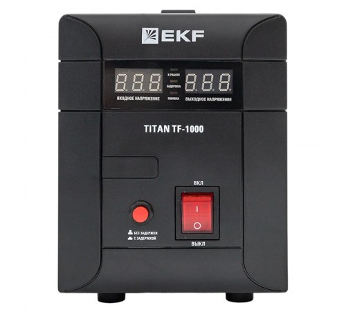 Стабилизатор напряжения электронный напольного исполнения TITAN -TF-1000  stab-TF-1000 EKF