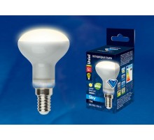 Лампа светодиодная LED-R50-6W/WW/E14/FR PLS02WH LED. "Рефлектор", матовая 3000К Серия Sky  UL-00001491  Uniel