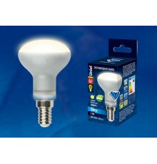 Лампа светодиодная LED-R50-6W/WW/E14/FR PLS02WH LED. "Рефлектор", матовая 3000К Серия Sky  UL-00001491  Uniel