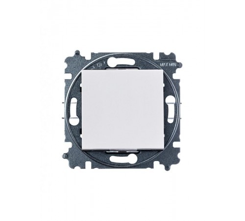 ABB Levit Белый / дымчатый чёрный Переключатель перекрёстный 1-кл.  3559H-A07445 62W  2CHH590745A6062  ABB