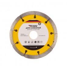 Диск алмазный двойной, сегментный, 125х22,2мм, сухая резка  KR-90-0101-2  Kranz