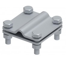 Соединитель 65х65 пруток-полоса, гор. цинк, 391016  МС-016-ГЦ   Ostec