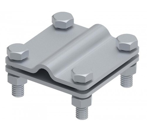 Соединитель 65х65 пруток-полоса, гор. цинк, 391016  МС-016-ГЦ   Ostec