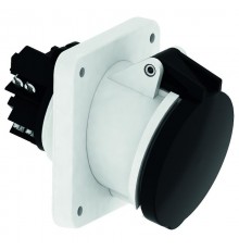 Розетка встраиваемая наклонная 16А 5р(3P+N+РE) 400в 6h IP44 100х92 1227* I 1227*-Bals I Bals