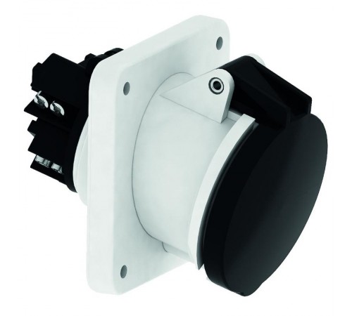 Розетка встраиваемая наклонная 16А 5р(3P+N+РE) 400в 6h IP44 100х92 1227* I 1227*-Bals I Bals