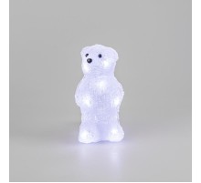 Акриловая светодиодная фигура "Медвежонок" 12х22х13 см, 4,5 В, 3 батарейки AAA (не входят в комплект), 10 светодиодов,  513-311  NEON-NIGHT