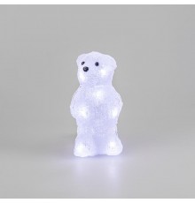 Акриловая светодиодная фигура "Медвежонок" 12х22х13 см, 4,5 В, 3 батарейки AAA (не входят в комплект), 10 светодиодов,  513-311  NEON-NIGHT
