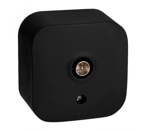 Quteo Чёрный Розетка TV (звезда)  782478  Legrand