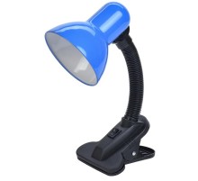 Светильник светодиодный настольный 1001 на прищепке Е27 синий  LNNL1-1001-2-VV-40-K07  IEK