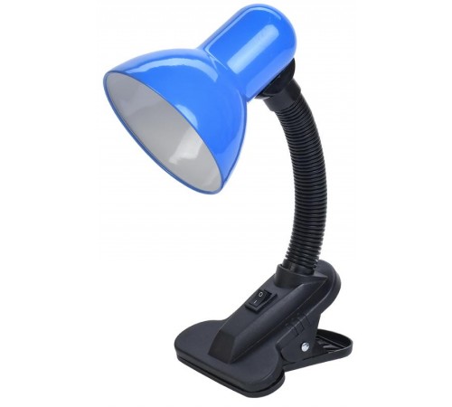 Светильник светодиодный настольный 1001 на прищепке Е27 синий  LNNL1-1001-2-VV-40-K07  IEK