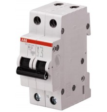 Выключатель автоматический двухполюсный (1п+N) SH201 1,6А C 6кА (SH201 C 1,6 NA)  2CDS211103R0974  ABB