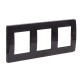 Рамка на 2+2+2 модуля (3-местная). черная. RAL7016  75013B  DKC
