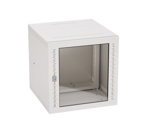 Шкаф телекоммуникационный навесной,16U (800х600х650) дверь стекло, RAL7035  R5STI1665GS  DKC