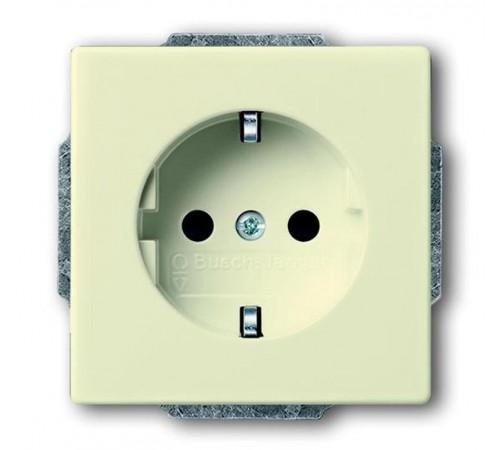 Розетка SCHUKO 16А 250В, серия Future/Axcent/Carat/Династия, цвет слоновая кость  2011-0-6214   2CKA002011A6214  ABB