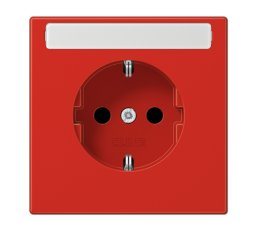 SCHUKO розетка с полем для надписи 9x58 мм LS1520BFKINART Jung