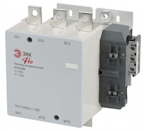 Контактор КТИ-5330 PRO KKT50-330-400-10-E 330А 400В/АС3  Б0054931  ЭРА