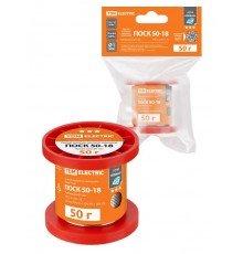 Припой ПОСК 50-18, проволока, ГОСТ 21931-76, 1 мм, 50 г, катушка, инд. упак., "Алмаз"  SQ1025-1817  TDM