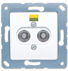 Розетка выравнивания потенциалов 165-2WW Jung