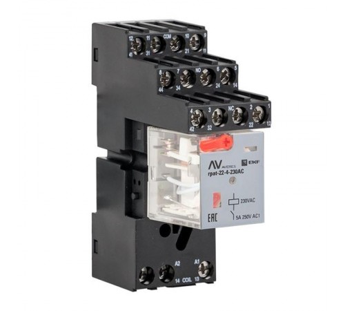 Разъем для реле РM5 22/4 EKF AVERES  rm5-22-4  EKF