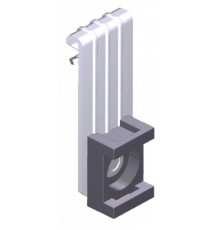 Вертикальный балочный зажим 1-5 мм под нейлоновую стяжку TDZ  VBZ1-5-S  EKF