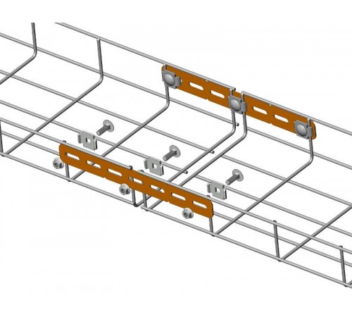 Пластина соединительная для проволочного лотка   PR08.2282  Промрукав
