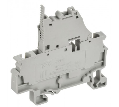 ARMAFIX Клемма пруж. с держателем предохранителя CXF4  AF-CT44-00-K03-004  IEK