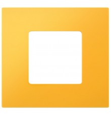 Simon 27 Накладка декоративная на рамку базовую, 1 пост, S27 Play, Color, жёлтый  2700617-062  Simon