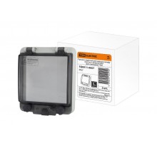 Крышка защитная для выреза в шкафу пластик 5 модулей IP67 (для приборов) (2шт/упак)  SQ0911-0007  TDM