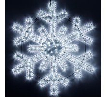 Фигура ARD-SNOWFLAKE-M11-1250x1200-604LED White (230V, 36.5W) (Ardecoled, IP65)  034260  Arlight