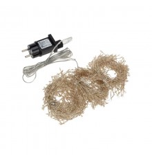 Гирлянда роса Фейерверк с трансформатором 20 м, 1000 LED, теплое белое свечение  303-246  NEON-NIGHT