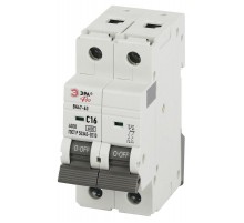 Автоматический выключатель PRO VA63-2P16C6 ВА47-63 2P 16А кривая C 6кА   Б0063153  ЭРА