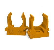 Крепеж-клипса для труб для монтажного пистолета оранжевая д20 (100шт/900шт уп/кор)  PR13.0152  Промрукав