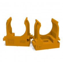 Крепеж-клипса для труб для монтажного пистолета оранжевая д20 (100шт/900шт уп/кор)  PR13.0152  Промрукав